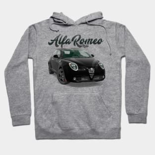 ALFA ROMEO Mito black front Hoodie